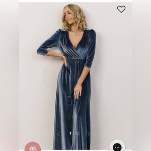 Baltic Born Sophia velvet maxi dress